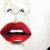 mouth is zoomed in of illustration yellow face